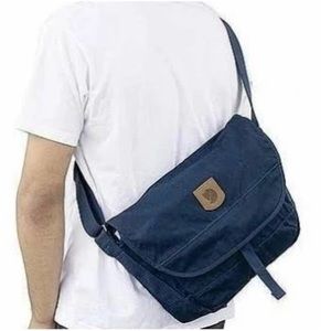 Fjallraven Greenland shoulder bag. Blue 23154 Messenger briefcase casual canvas